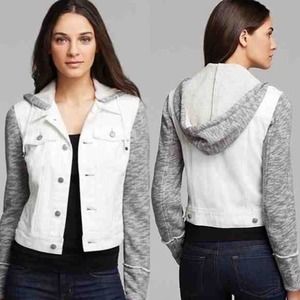 Free People Distressed Denim Jacket Med NWOT